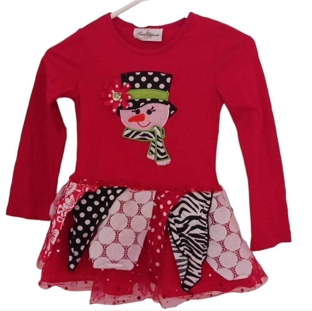 Rare Editions Snowman Dress